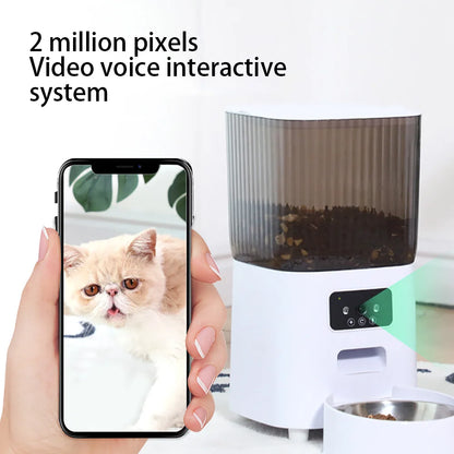 Smart Automatic Feeder With Camera and Voice Recorder