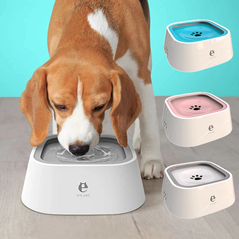 Dog Drinking Water Bowl / Floating Dispenser / No Spill