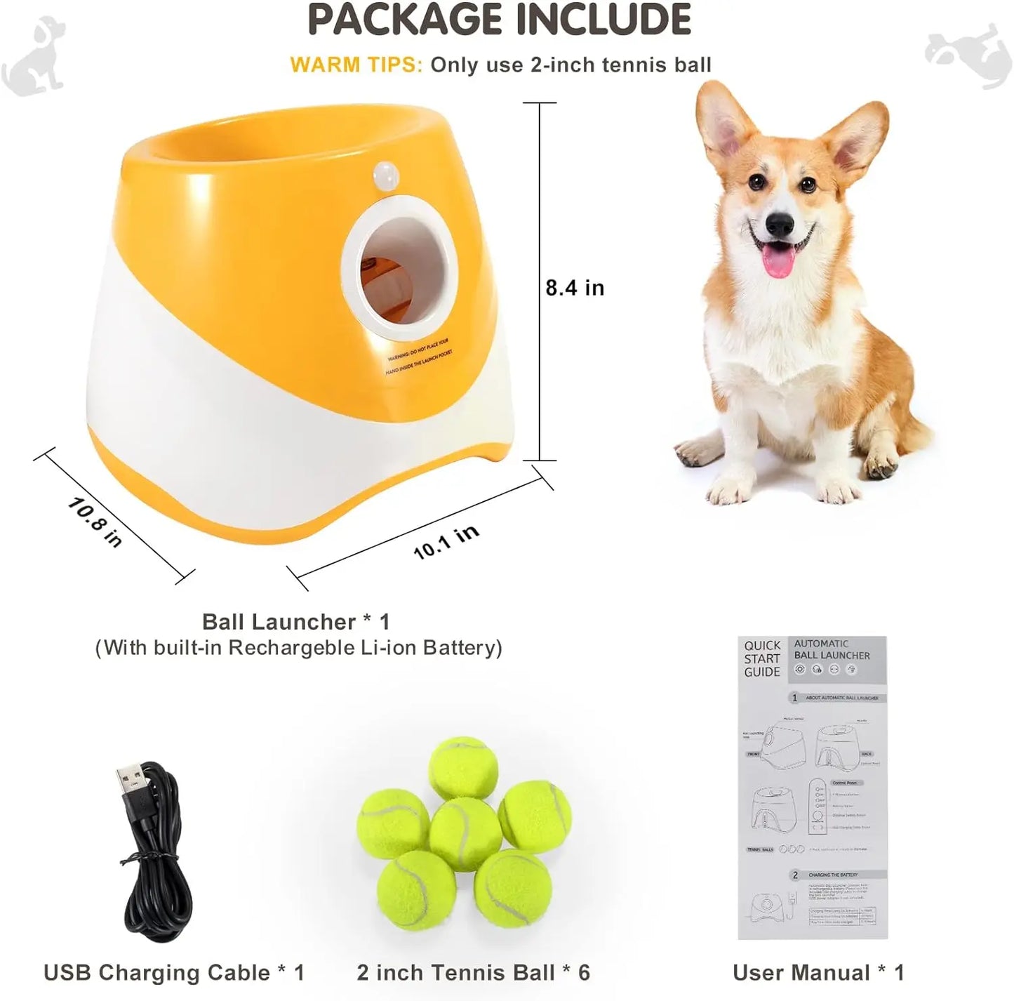 Interactive Automatic Ball Launcher for Dogs