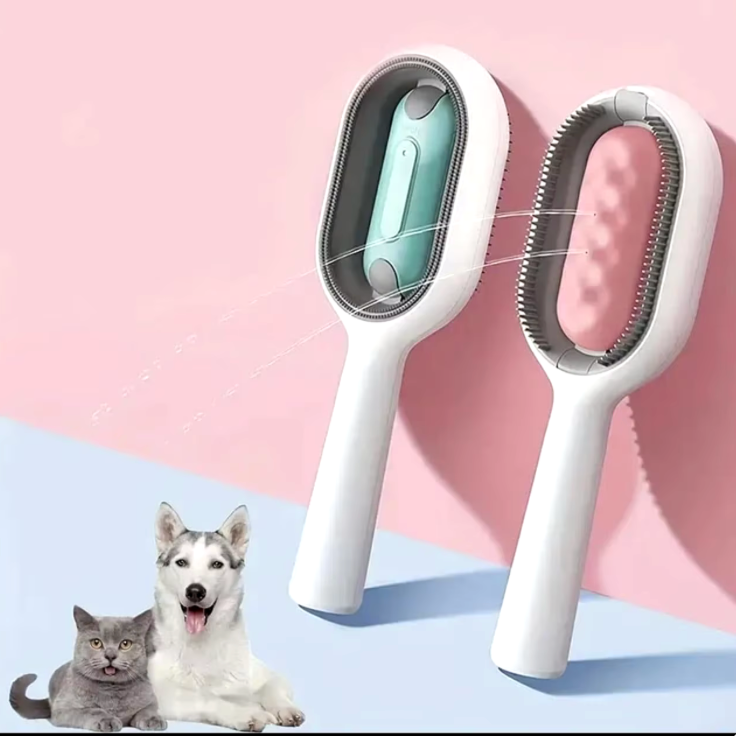 3-in-1 Cat & Dog Grooming Brush