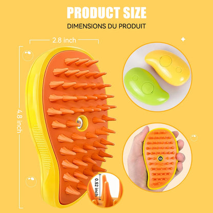 3-in-1 Grooming Pet Steam Brush